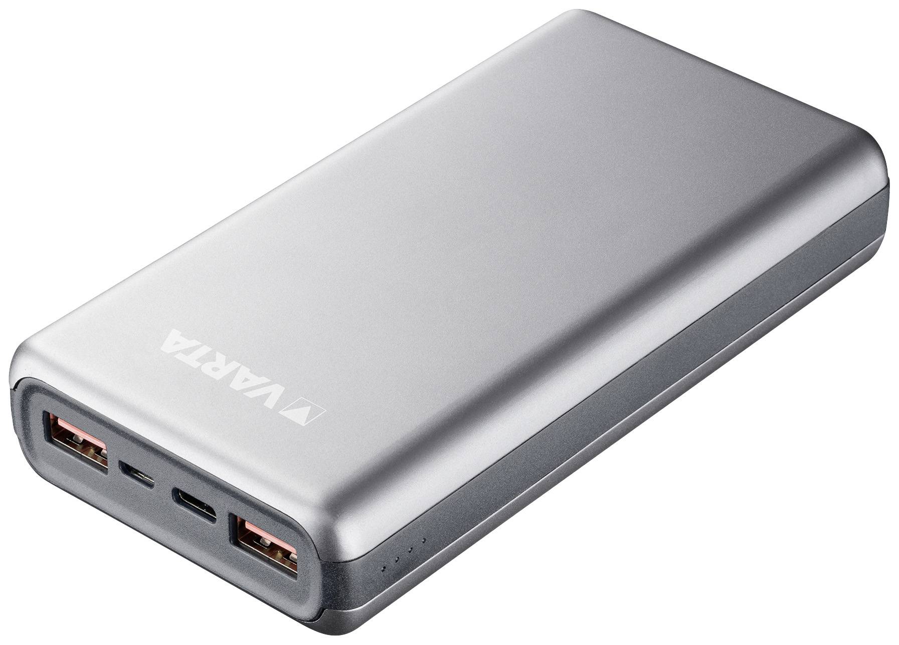 Varta Power Bank Fast Energy 20000 Powerbank 20000 mAh Quick Charge 3.0 LiPo USB-C® Grau