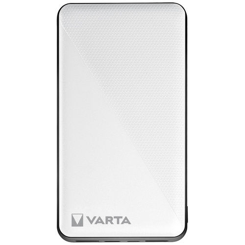 Varta Power Bank Energy 15000 Powerbank 15000 mAh LiPo USB-C®, Micro USB Weiß/Schwarz gleichzeitige