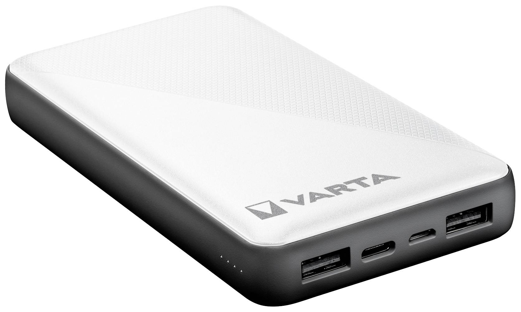 Varta Power Bank Energy 15000 Powerbank 15000 mAh LiPo USB-C®, Micro USB Weiß/Schwarz gleichzeitige