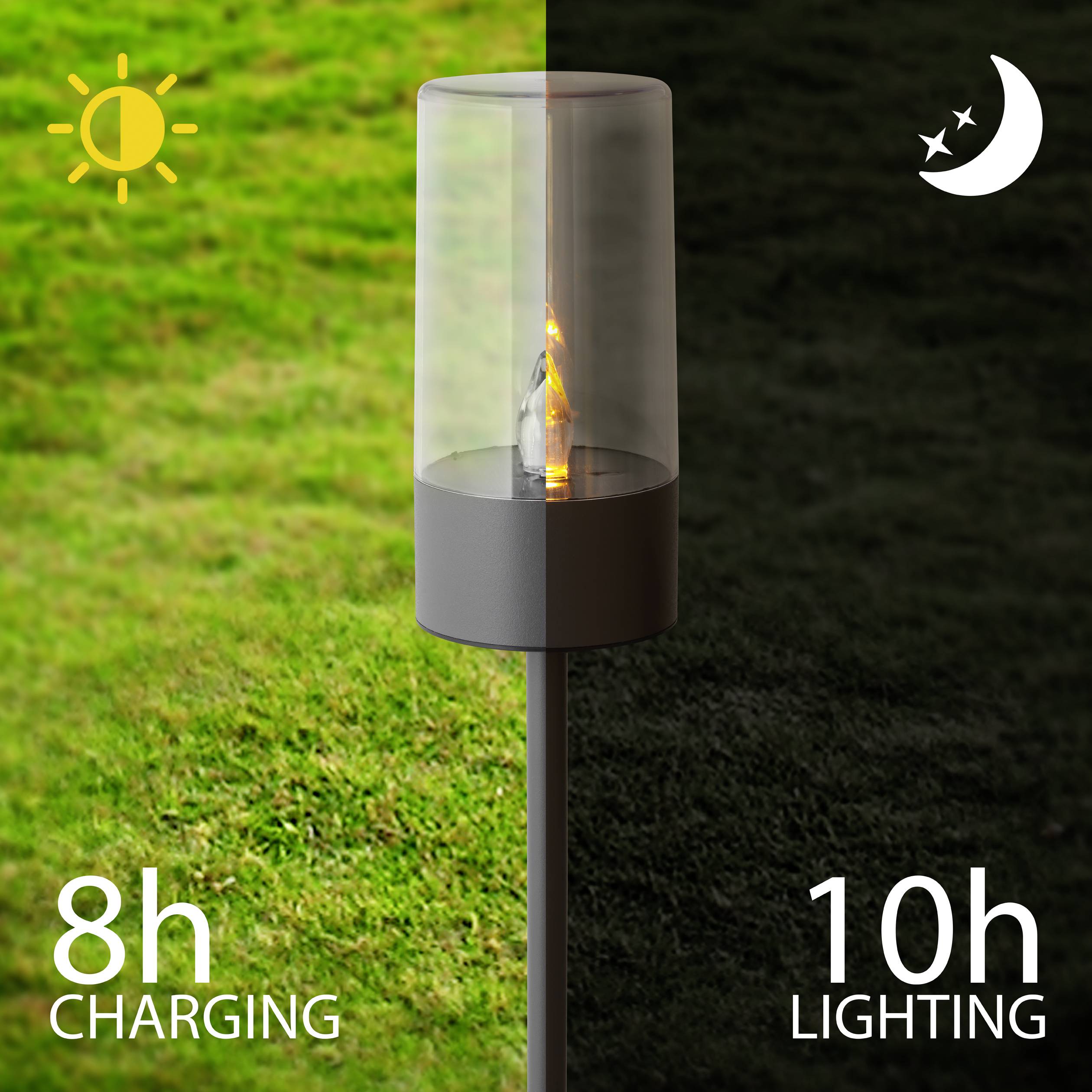 Sygonix SY-4677490 LED-Gartenleuchte LED LED fest eingebaut 0.07W Schwarz