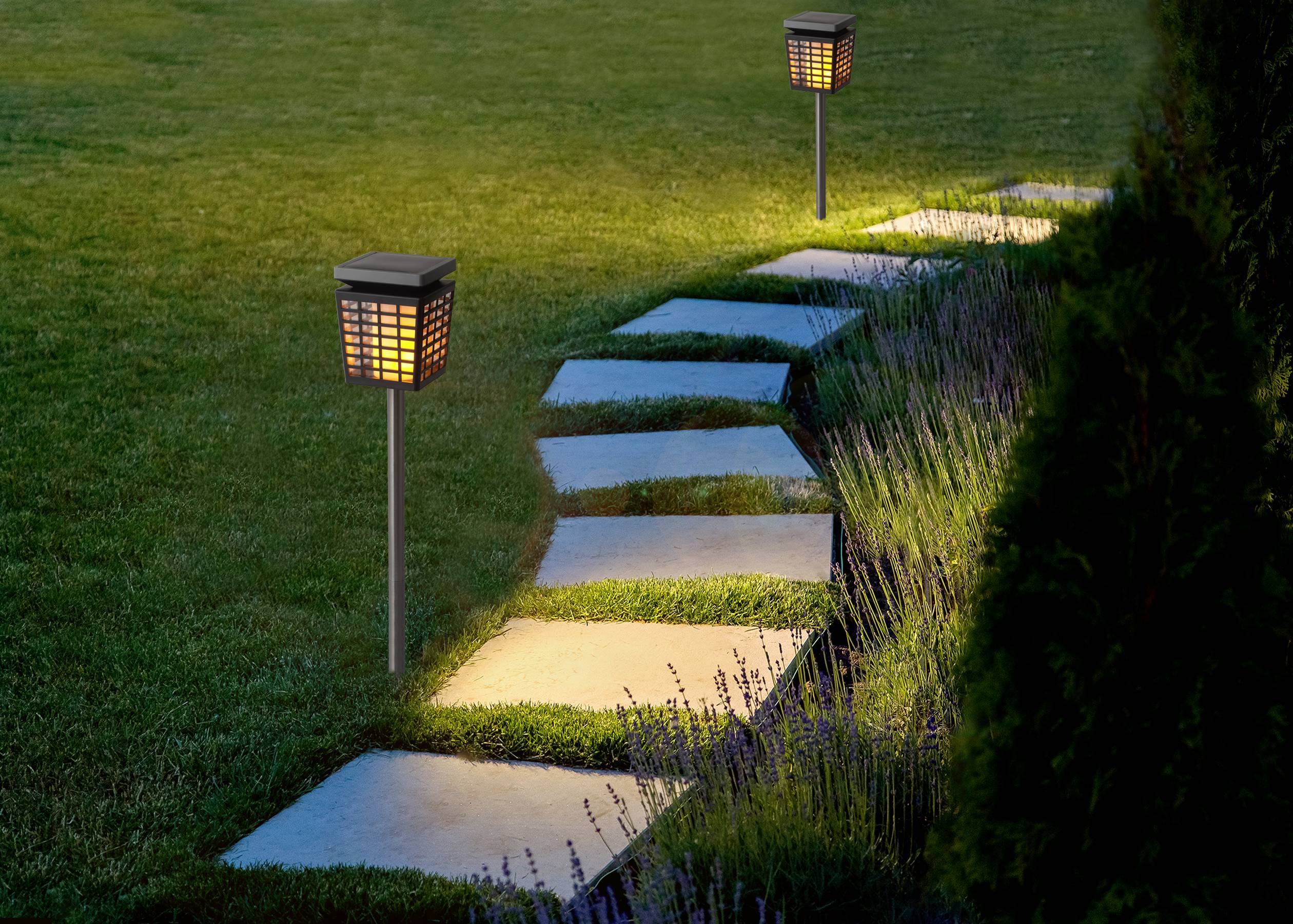 Sygonix SY-4677496 LED-Gartenleuchte SMD LED LED fest eingebaut 4.95W Dunkelgrau