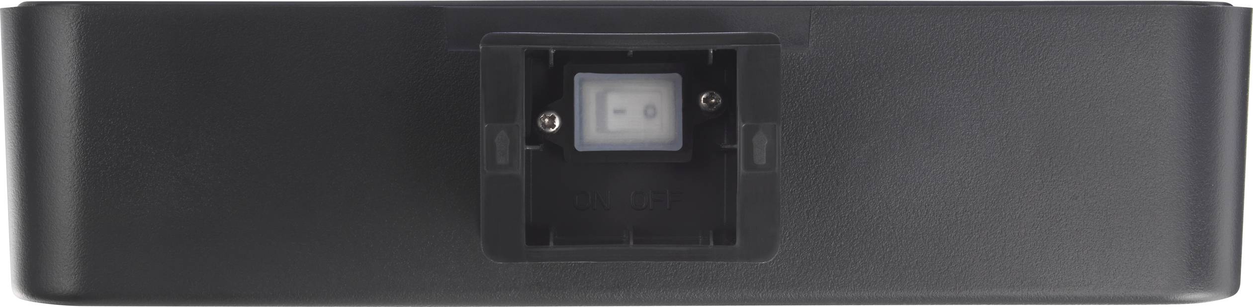 Sygonix SY-4677502 Solar-Außenwandleuchte mit Bewegungsmelder SMD LED 1W Schwarz