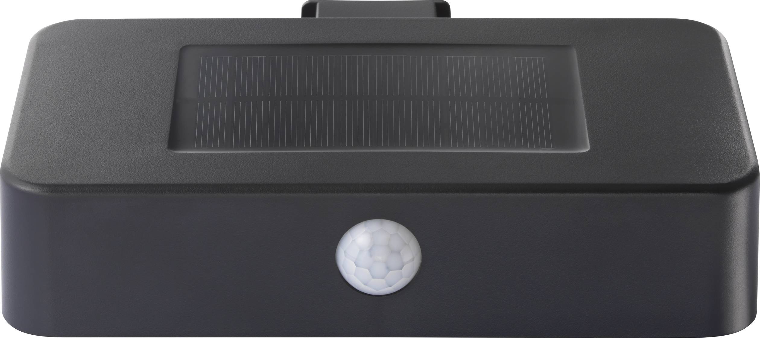 Sygonix SY-4677502 Solar-Außenwandleuchte mit Bewegungsmelder SMD LED 1W Schwarz