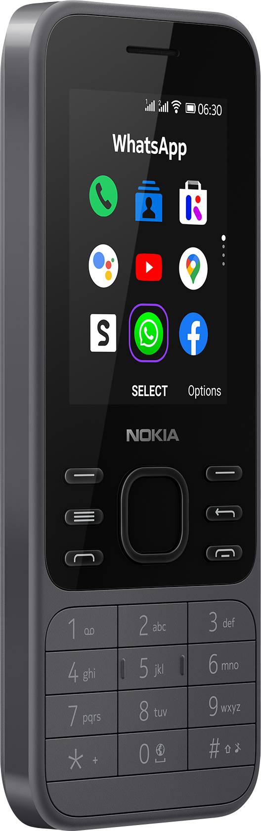 Nokia 6300 4G (Leo) Handy Charcoal