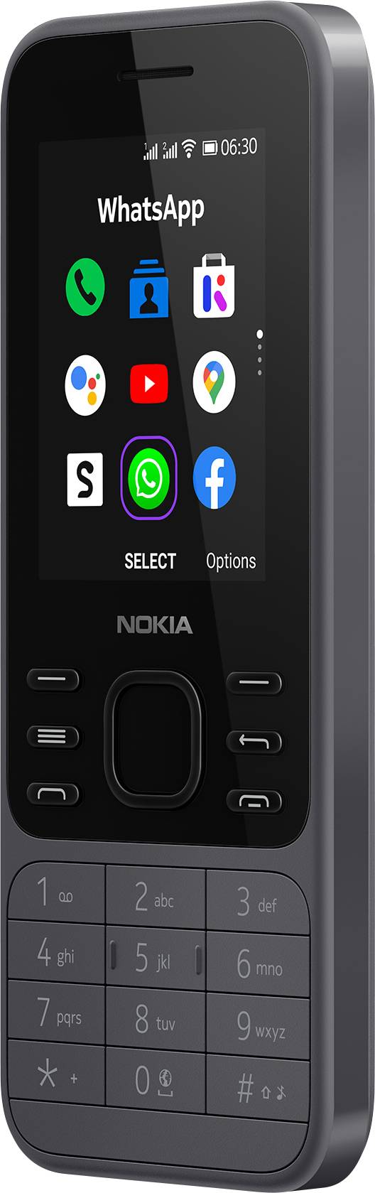 Nokia 6300 4G (Leo) Handy Charcoal