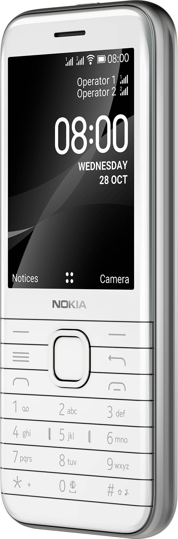 Nokia 8000 4G Handy Opal, Weiß
