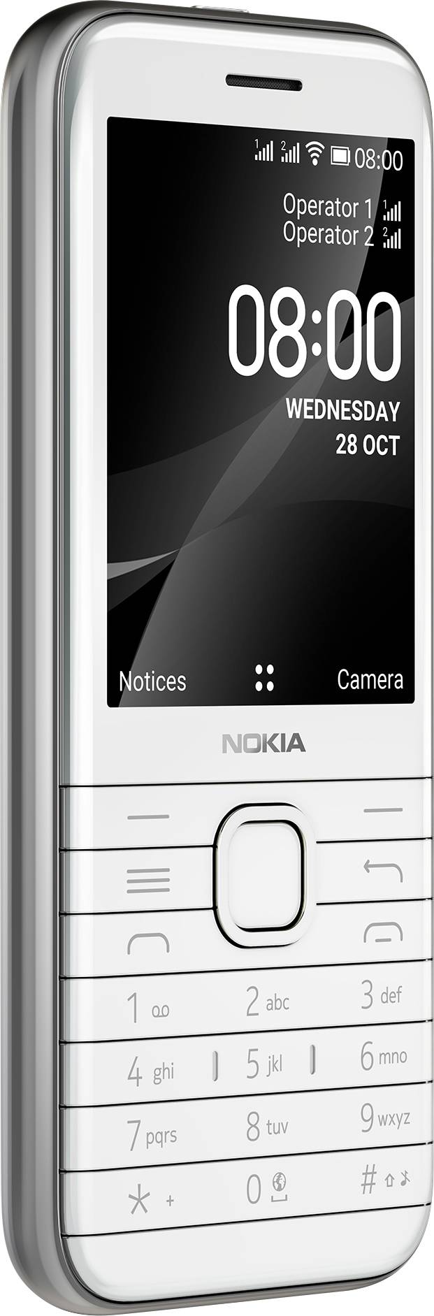 Nokia 8000 4G Handy Opal, Weiß
