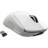 Logitech PRO X SUPERLIGHT Gaming-Maus Funk Optisch Weiß 5 Tasten 16000 dpi Wiederaufladbar Logitech PRO X SUPERLIGHT Gaming-Maus Funk Optisch Weiß 5 Tasten 16000 dpi Wiederaufladbar