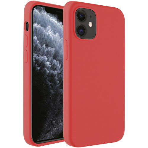 Vivanco HCVVIPH12R Backcover Apple iPhone 12 mini Rot Induktives Laden, Stoßfest, Wasserabweisend