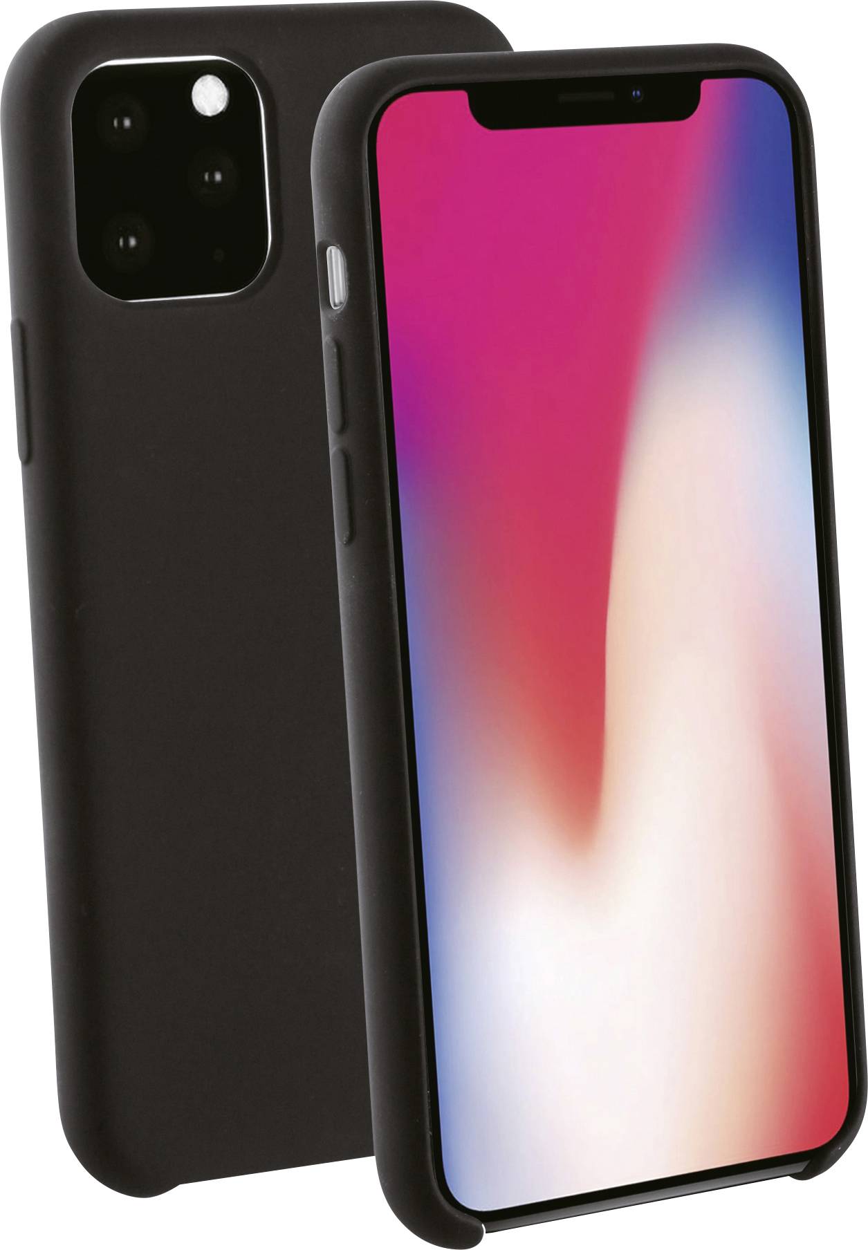 Vivanco HCVVIPH11PBK Backcover Apple iPhone 11 Pro Schwarz Induktives Laden, Stoßfest, Wasserabweisend 60778