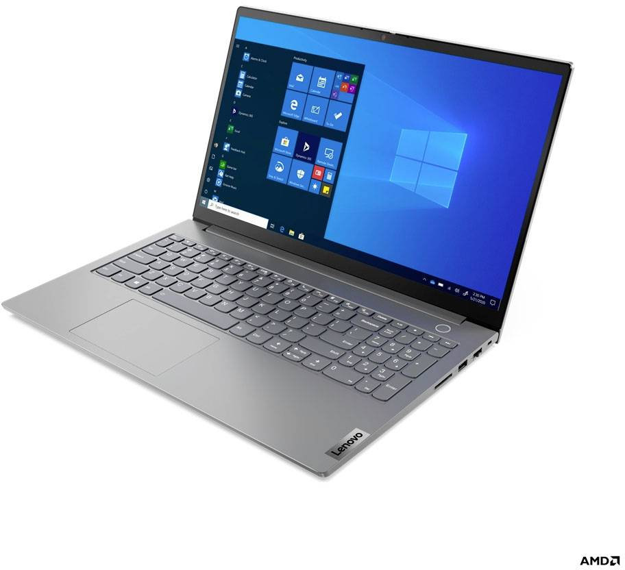 Lenovo Notebook ThinkBook 15 G2 ARE 20VG 39.6 cm (15.6 Zoll) Full HD AMD Ryzen 5 4500U 16 GB RAM 512 GB SSD AMD Radeon Win 10 Pro Grau 20VG0007GE