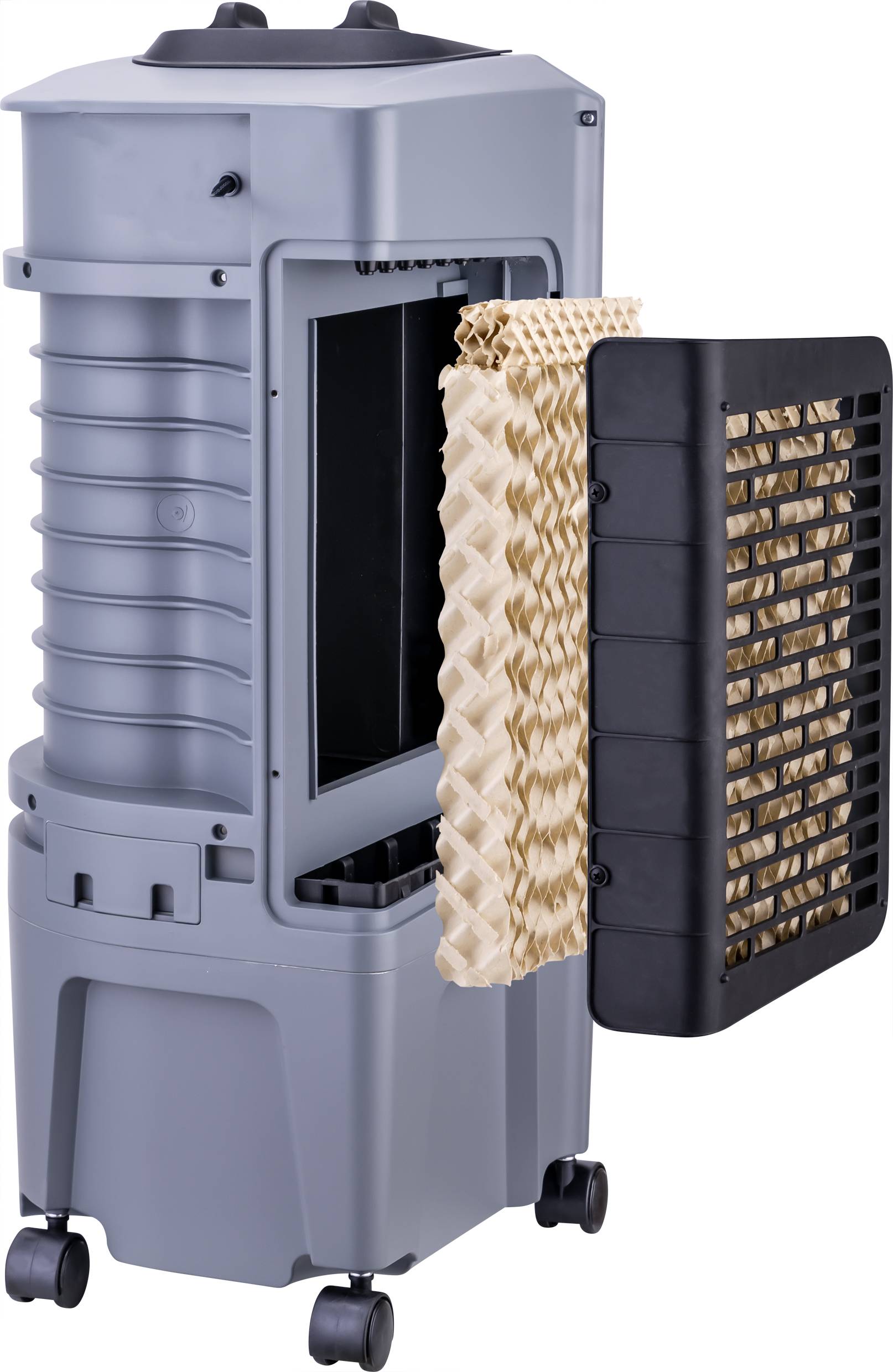 Honeywell TC09PM Luftkühler 55W (L x B x H) 300 x 280 x 660mm Grau-Schwarz mit Luftbefeuchter