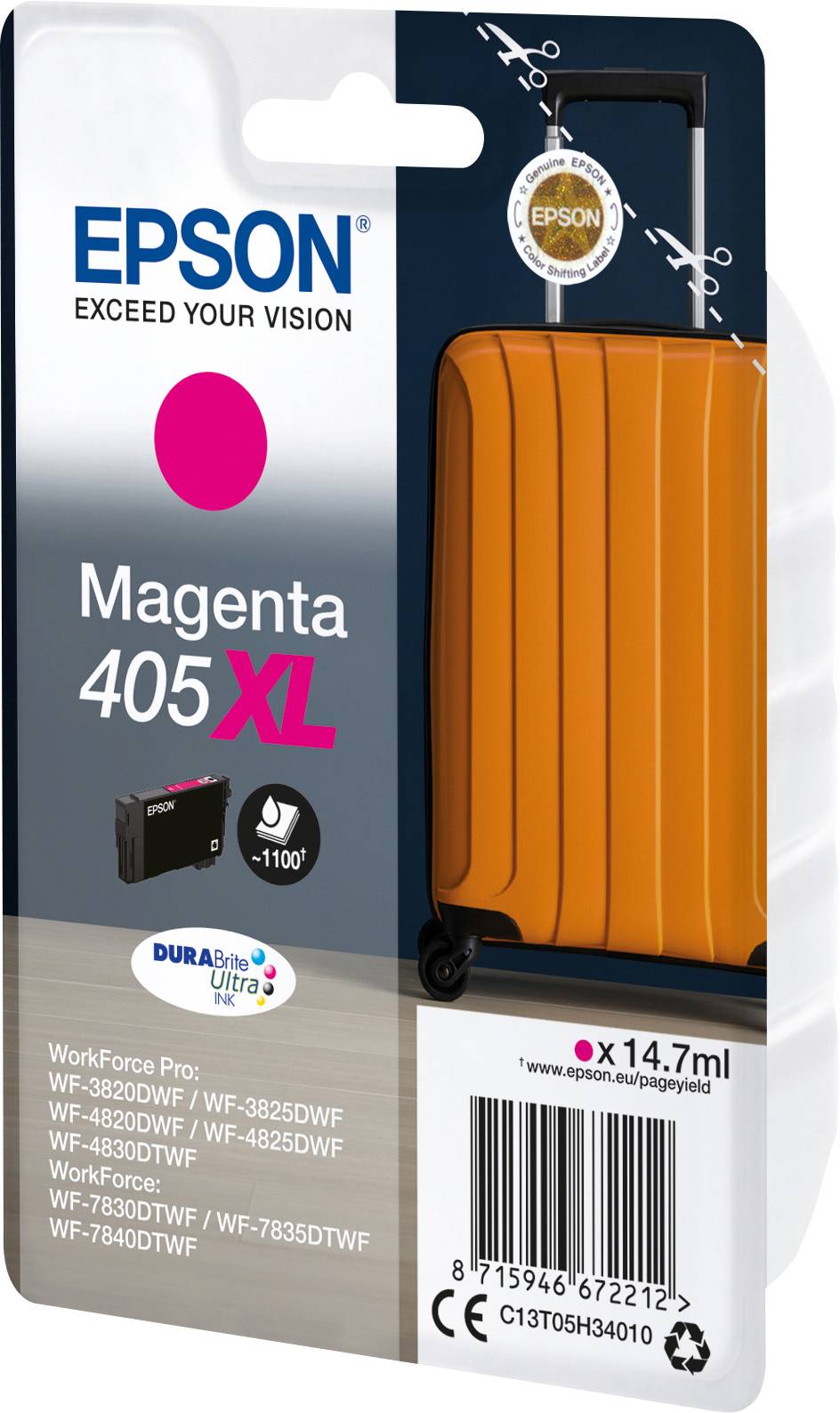 Epson Druckerpatrone T05H3, 405XL Original Magenta C13T05H34010