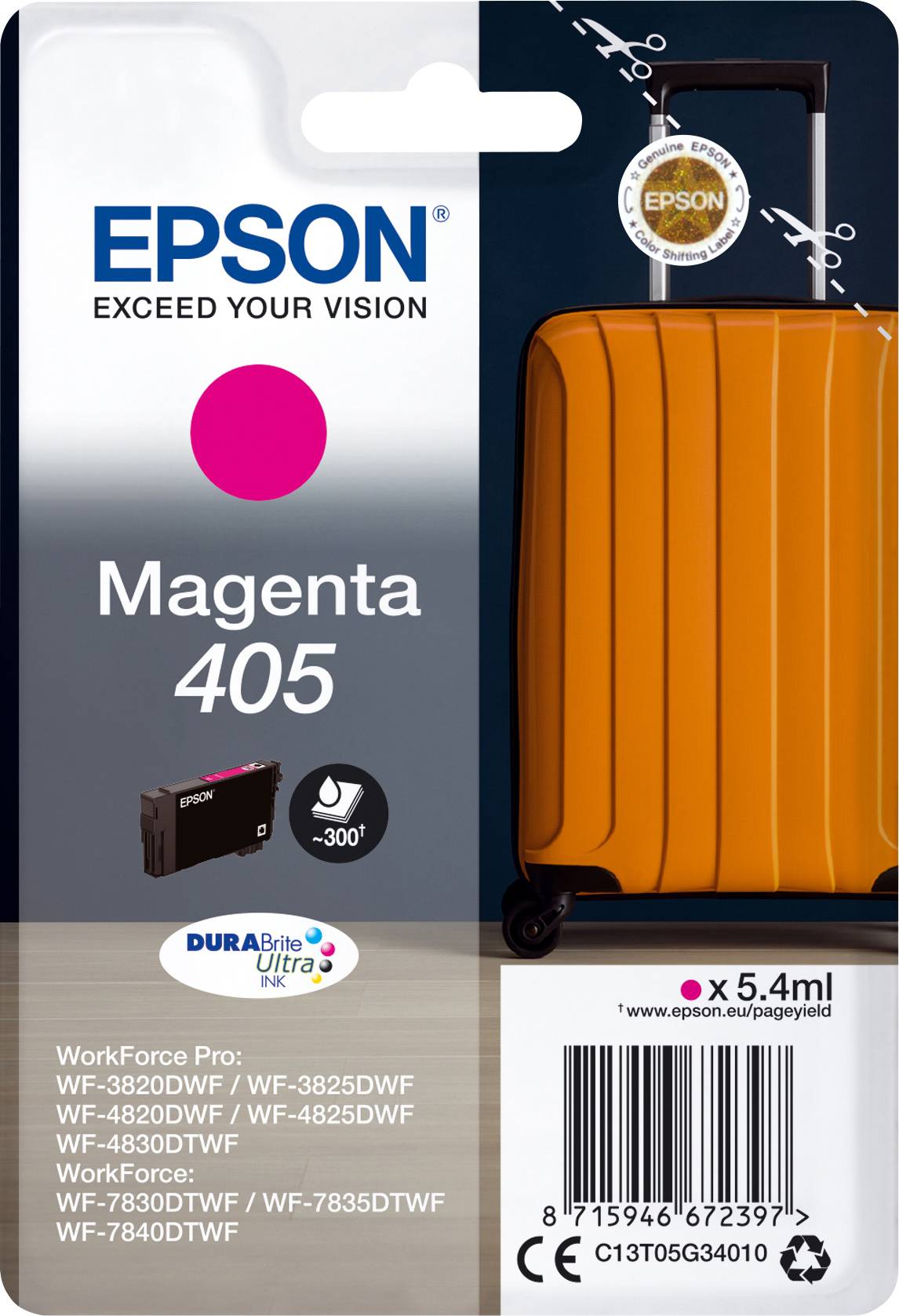 Epson 405 - 5.4 ml - Magenta - original - Tintenpatrone