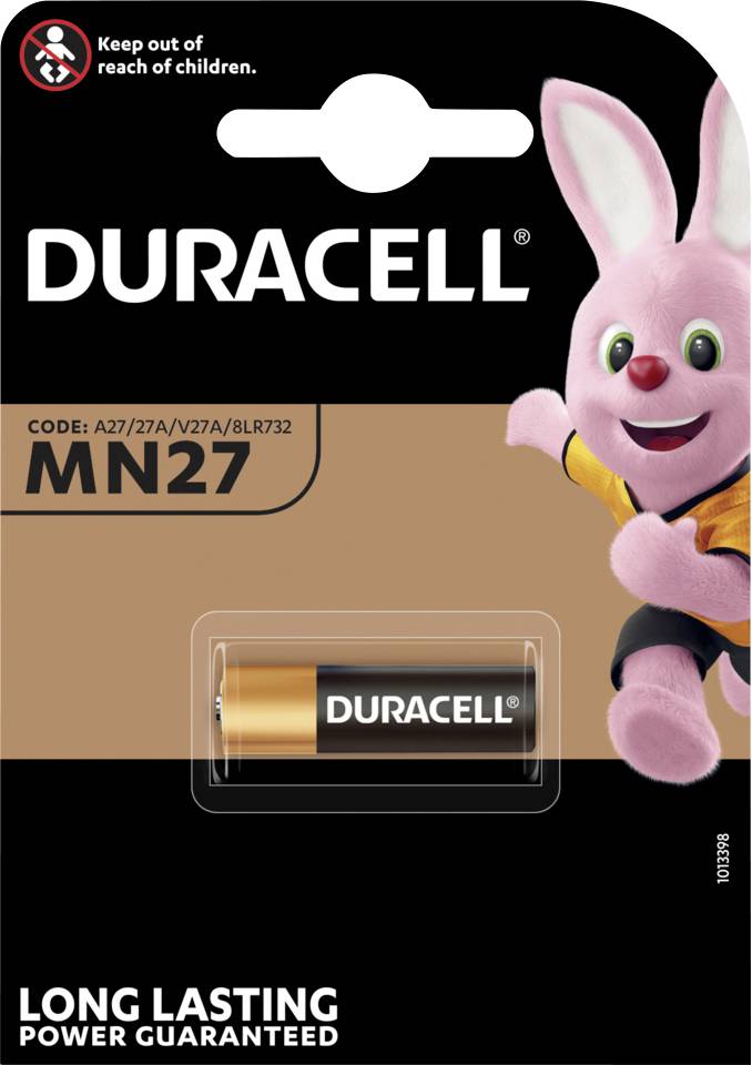Duracell MN27 Spezial-Batterie 27 A Alkali-Mangan 12 V 18 mAh 1 St.