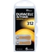 Duracell Hörgerätebatterie ZA 312 1.45V 6 St. 160 mAh Zink-Luft Activair 312 Duracell Hörgerätebatterie ZA 312 1.45V 6 St. 160 mAh Zink-Luft Activair 312