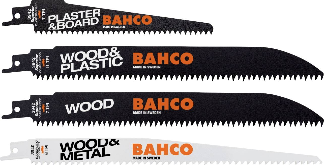 Bahco 3942-WOOD-SET-5P Sägeblatt-Set Holz 5 St.