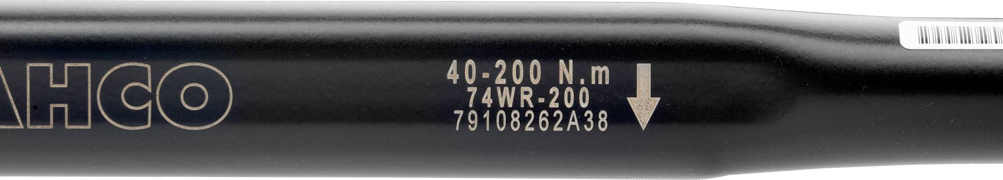 Bahco 74WR-300 Drehmomentschlüssel mit Knarre, mit Durchsteckvierkant, ausschaltend 1/2" (12.5 mm)