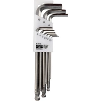 Bahco Winkelschraubendreher-Set 2.5 mm, 2 mm, 3 mm, 4 mm, 5 mm, 6 mm, 8 mm, 10 mm 9teilig Bahco Winkelschraubendreher-Set 2.5 mm, 2 mm, 3 mm, 4 mm, 5 mm, 6 mm, 8 mm, 10 mm 9teilig