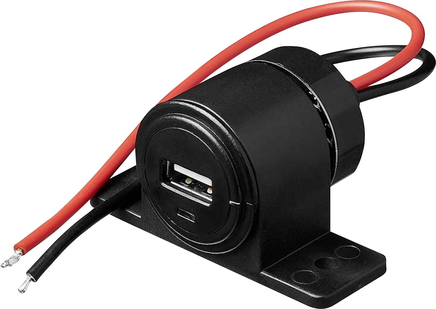 ProPlus USB Aufbau-/Unterbau-Steckdose 12 - 24V 12 - 24 V/DC
