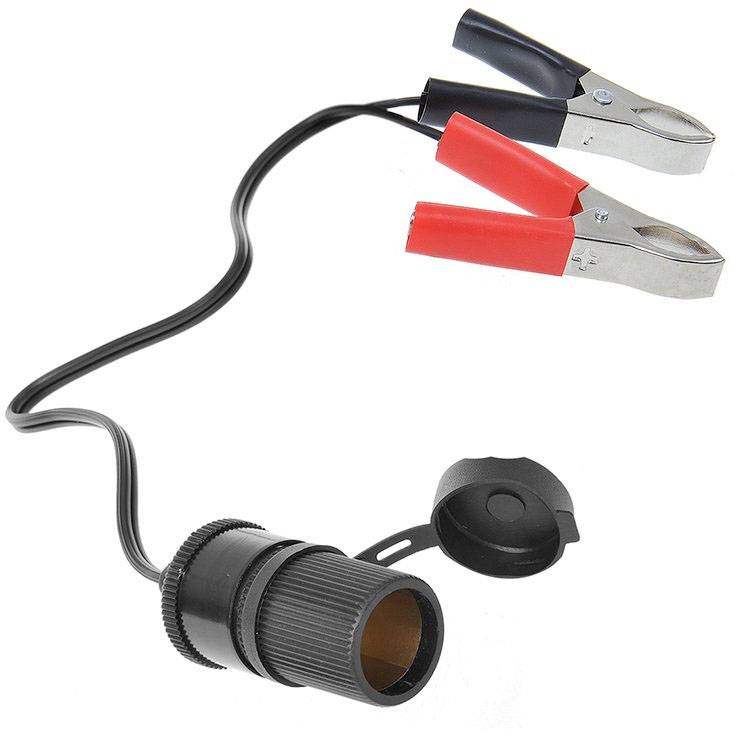 ProPlus Zigarettenanzünder-Steckdose mit Batterieklemmen 12 - 24 V Belastbarkeit Strom max.=16 A 12 - 24 V/DC