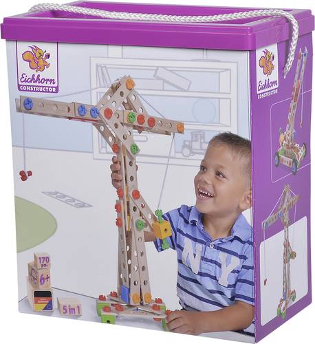 Eichhorn Bauteilset Constructor Anzahl Teile: 170 Anzahl Modelle: 6 Altersklasse: ab 6 Jahre