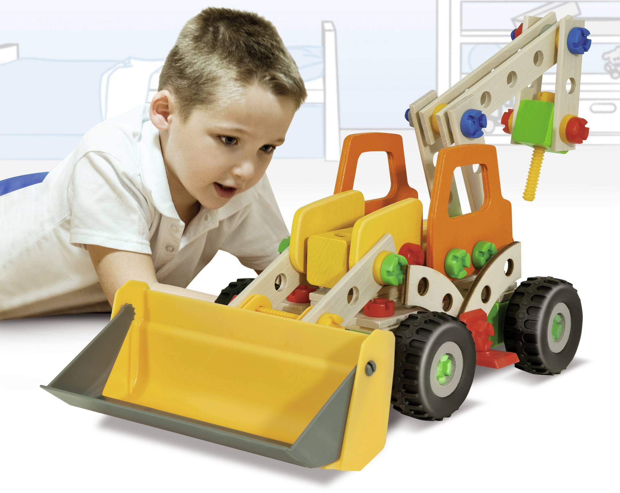 Eichhorn Constructor Bauteilset Constructor Anzahl Teile: 140 Anzahl Modelle: 6 Altersklasse: ab 5 Jahre