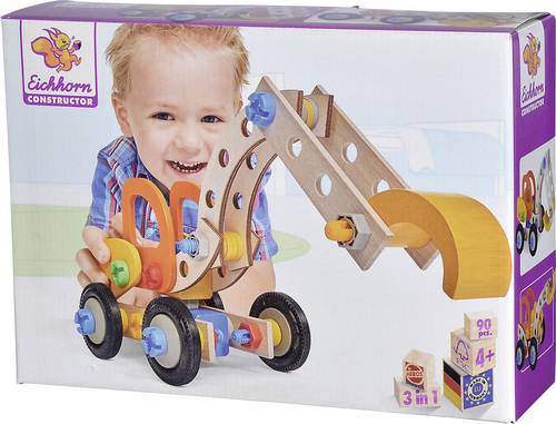 Eichhorn Bauteilset Constructor Anzahl Teile: 90 Anzahl Modelle: 3 Altersklasse: ab 4 Jahre