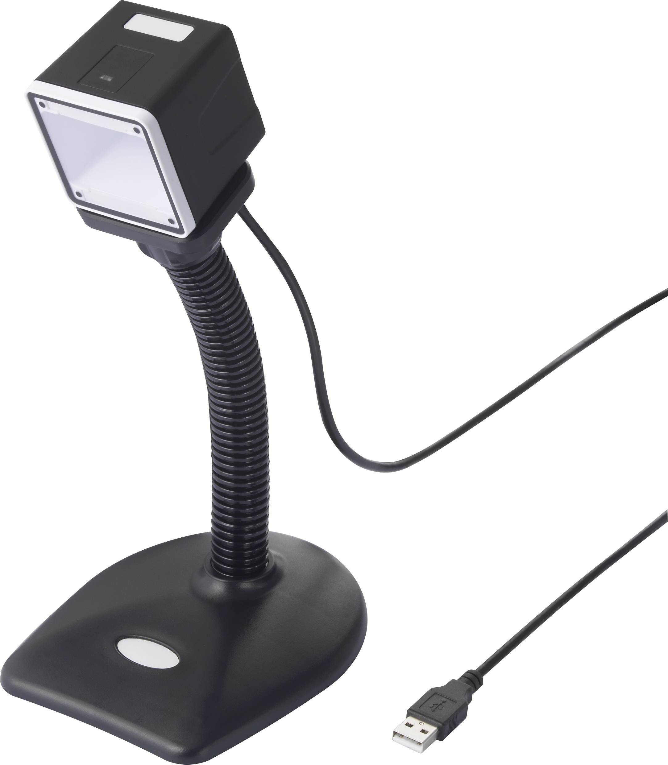 Renkforce RF-SBS-500 2D Barcode-Scanner Kabelgebunden 1D, 2D Imager Schwarz Desktop-Scanner (Stationär) USB-A