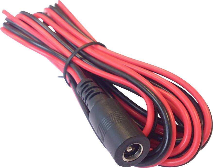 Lupus 10869 Strom Installationskabel 2.00 m Rot, Schwarz