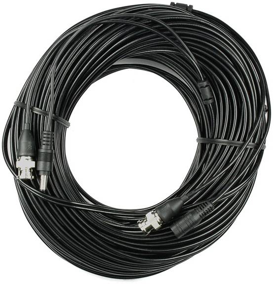 Lupus 108152 Strom, Video Installationskabel 10.00 m Schwarz