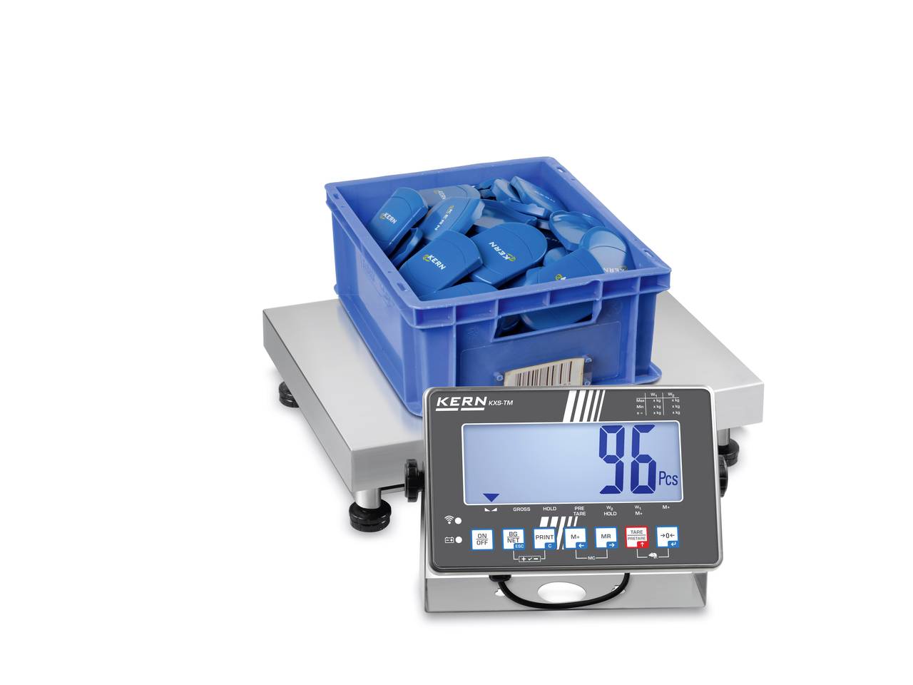 Kern SXS 10K-3LM Plattformwaage Wägebereich (max.) 15kg Ablesbarkeit 2 g, 5g netzbetrieben Mehrfarbig