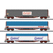 Märklin 47118 H0 Schiebeplanenwagen-Set Mineralwassertransport der SNCF