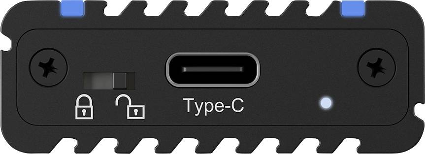ICY BOX IB-1824ML-C31 M.2 SSD-Gehäuse USB-C® (USB 3.2 Gen 2) 10 GBit/s M.2 PCIe NVMe 2230, 2242, 2260, 2280 60717