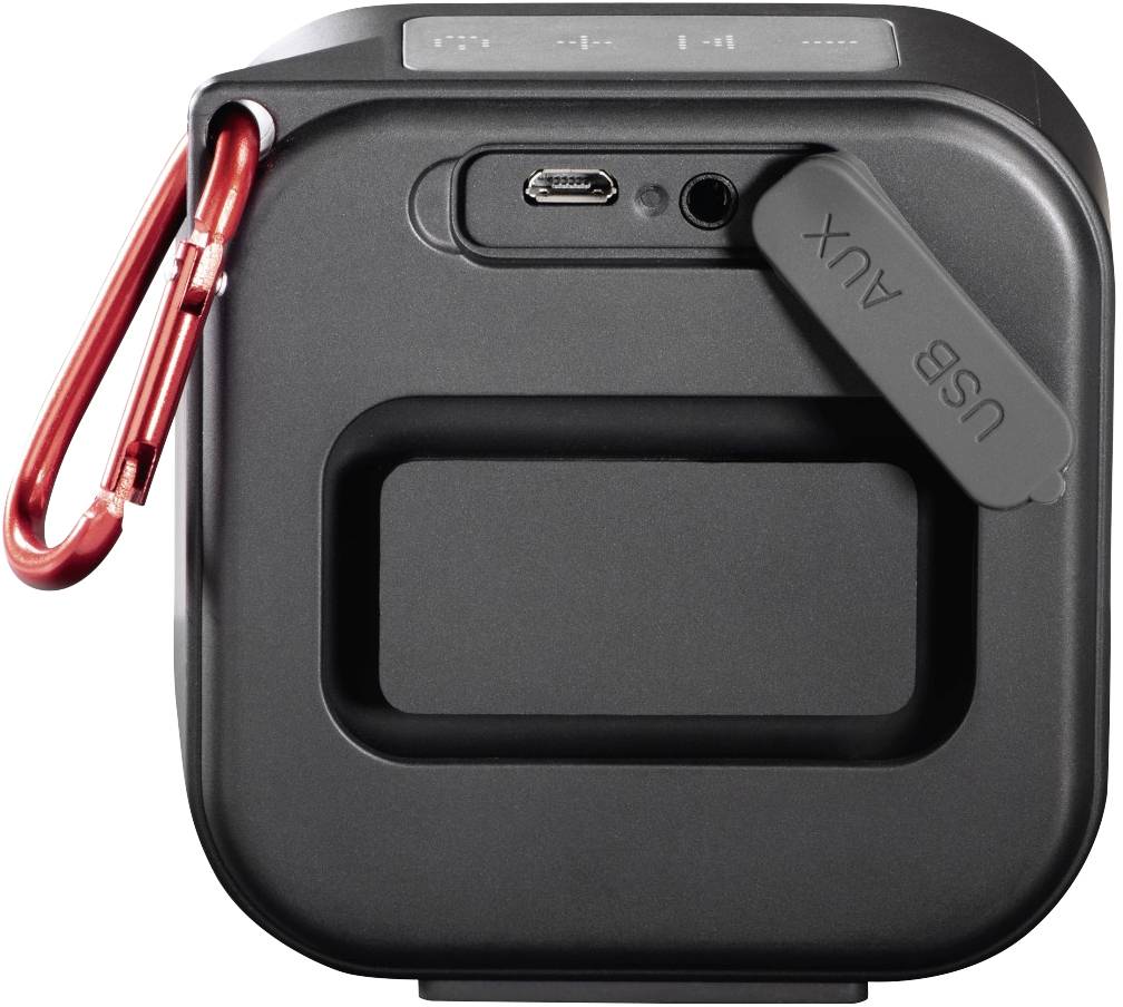 Hama Pocket 2.0 Bluetooth® Lautsprecher AUX, Freisprechfunktion, Wasserfest Schwarz