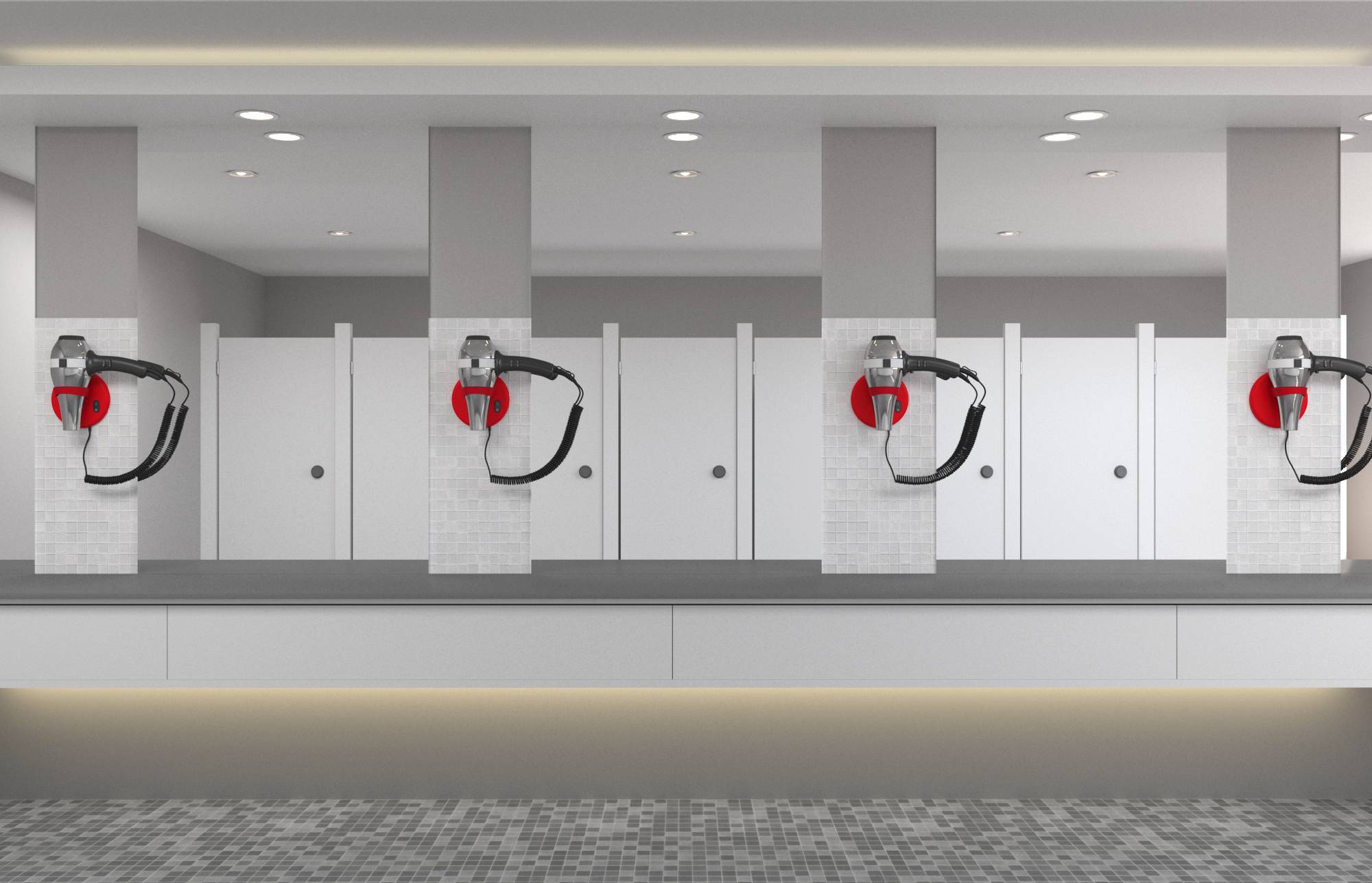 Diagramm eines Ankerstifts in einer Betonwand. Der Bolzen dehnt sich beim Anziehen aus und sichert ihn an Ort und Stelle.