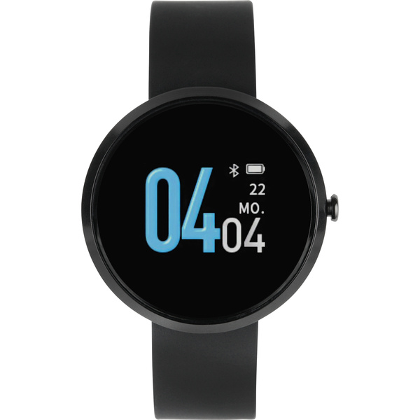 X-WATCH Siona Color Fit Smartwatch 43mm Schwarz