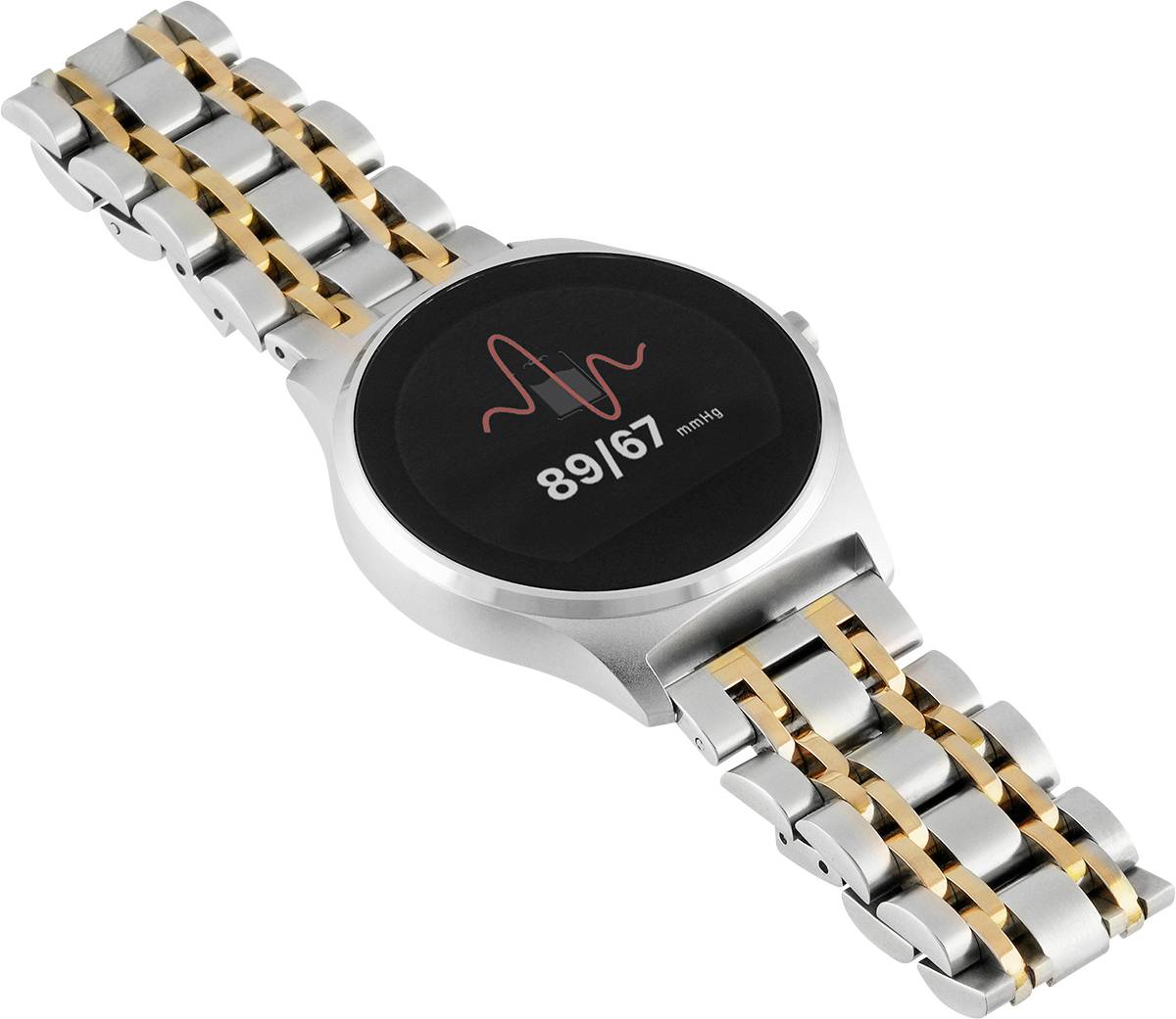 X-WATCH Joli XW PRO Smartwatch 45 mm Silber