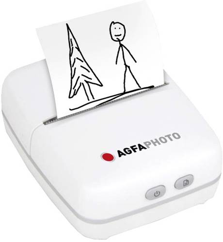 AgfaPhoto Realpix Pocket Printer ARKMPW Sofortbild-Drucker neu Weiß WiFi