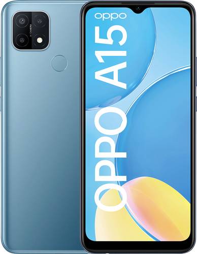 OPPO A15 Dual-SIM Smartphone 32GB 6.52 Zoll (16.6 cm) Dual-SIM Android™ 10 Blau