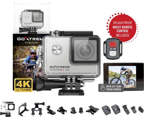 Easypix GoXtreme Vision 4K Action Cam 4K, Spritzwassergeschützt, WLAN, Wasserfest, Touch Screen  - Onlineshop Voelkner