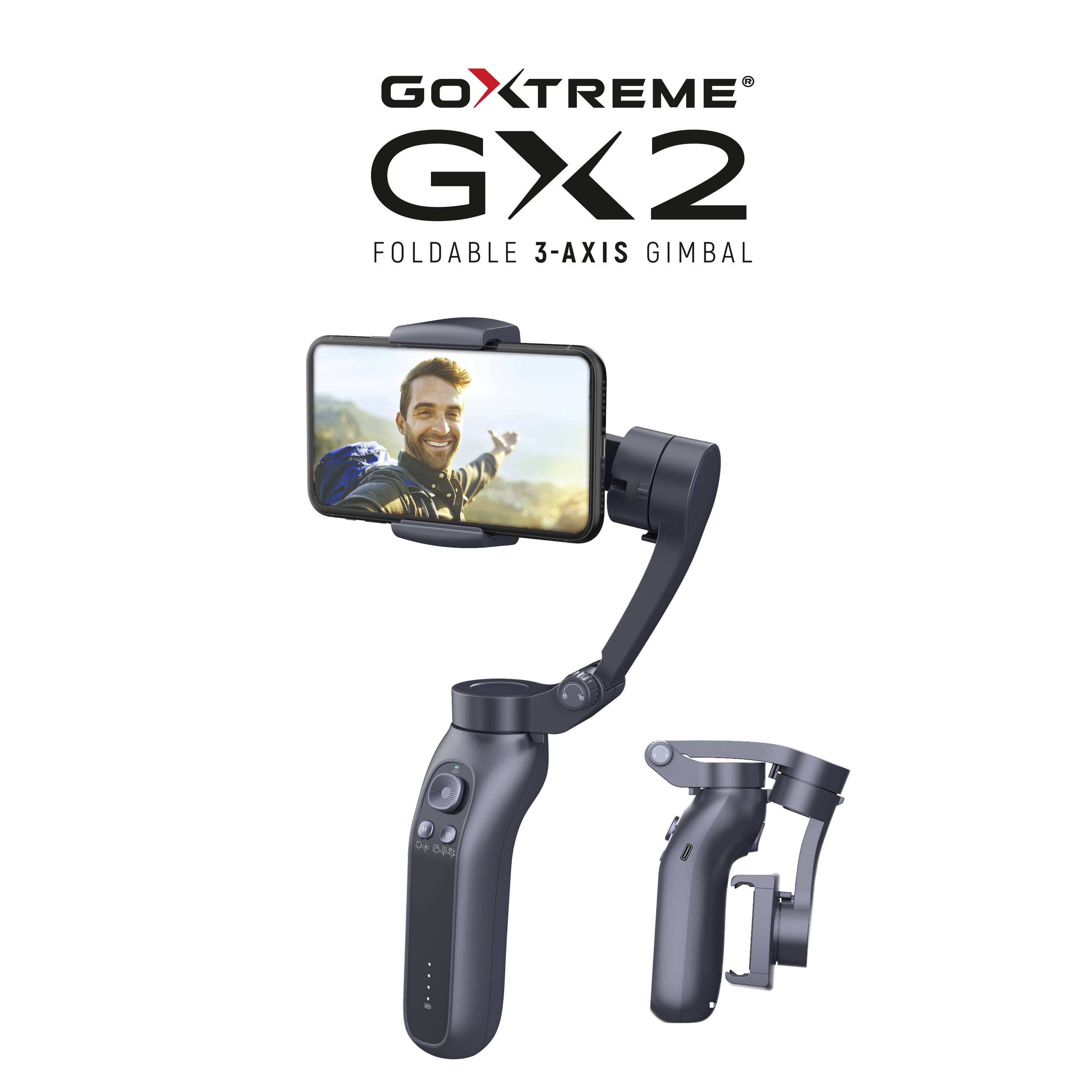 Easypix GoXtreme GX2 Gimbal + Tripod Gimbal elektrisch