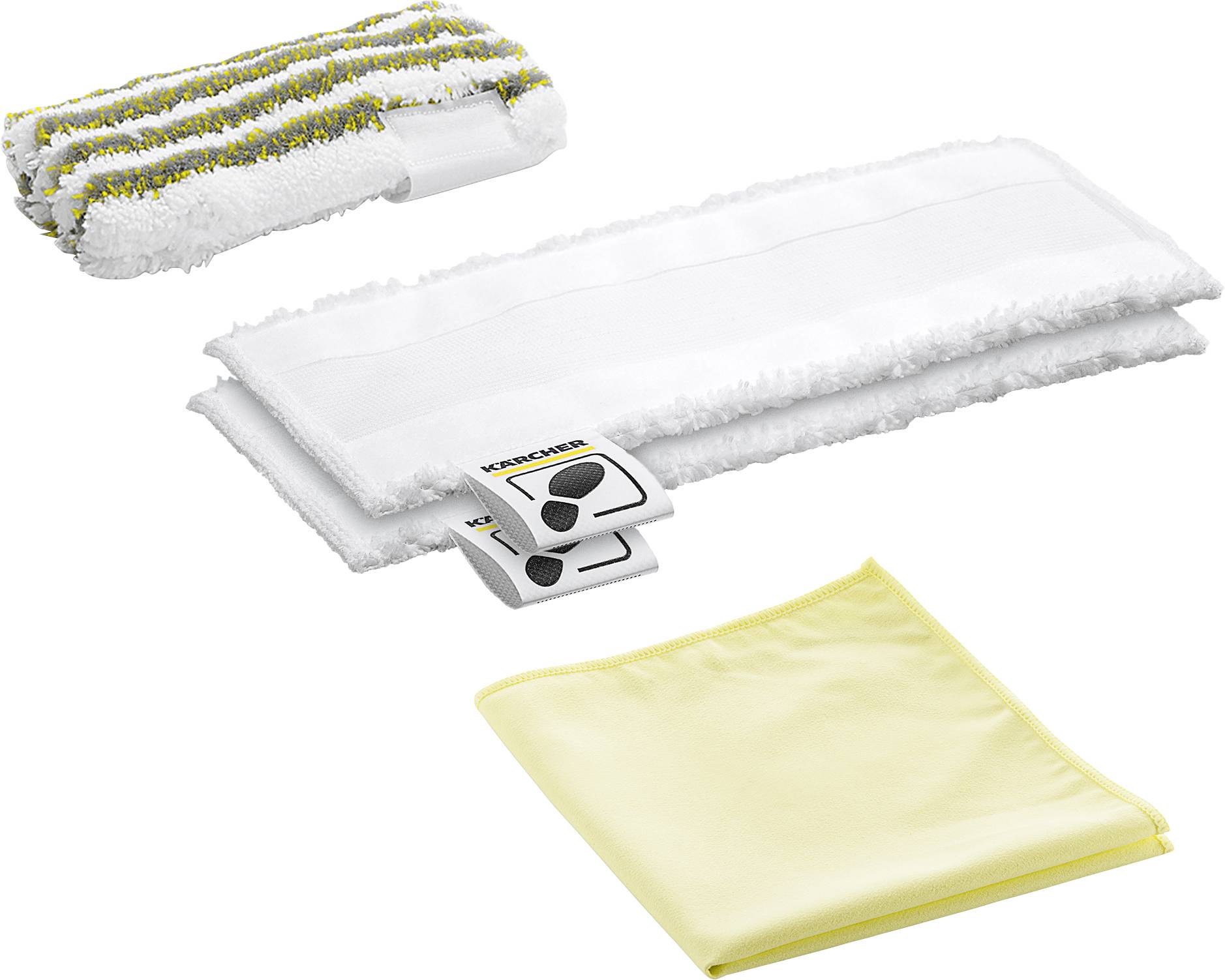 Kärcher Home & Garden 2.863-266.0 2.863-266.0 Mikrofaser-Tuchset Bad 1 Set Weiß, Gelb