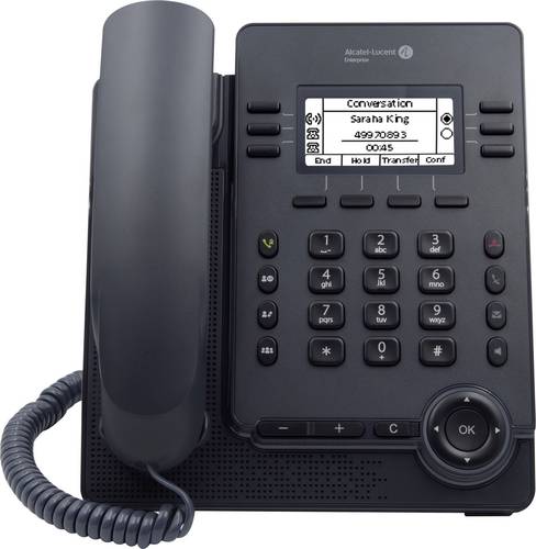 Alcatel-Lucent Enterprise M3 Myriad SIP Schnurgebundenes Telefon, VoIP PoE, Anrufbeantworter, Freisp