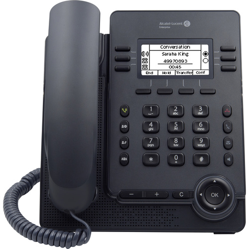 Alcatel-Lucent Enterprise M3 Myriad SIP Schnurgebundenes Telefon, VoIP PoE, Anrufbeantworter, Freis