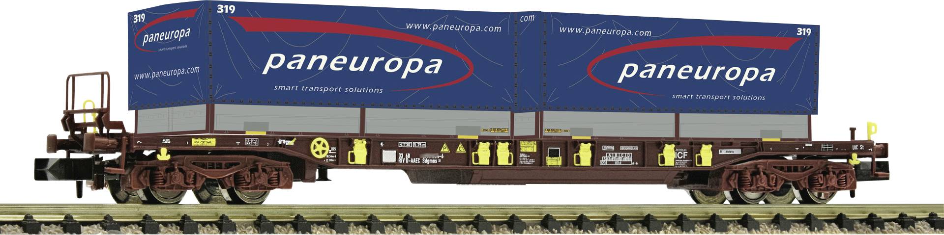 Fleischmann 825058 N Taschenwagen T3 + Paneuropa der AAE