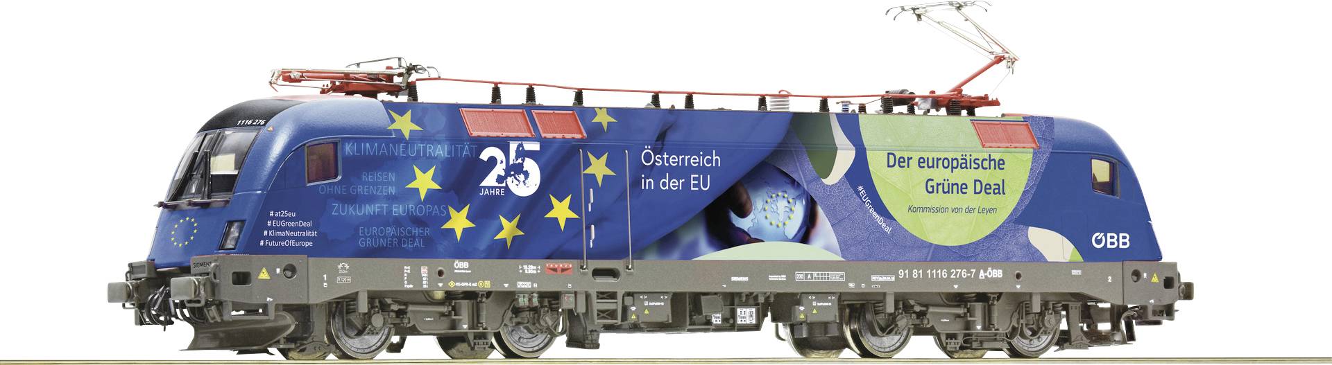 Roco 70502 H0 E-Lok 1116 276-7 der ÖBB „25 Jahre Österreich in der EU"