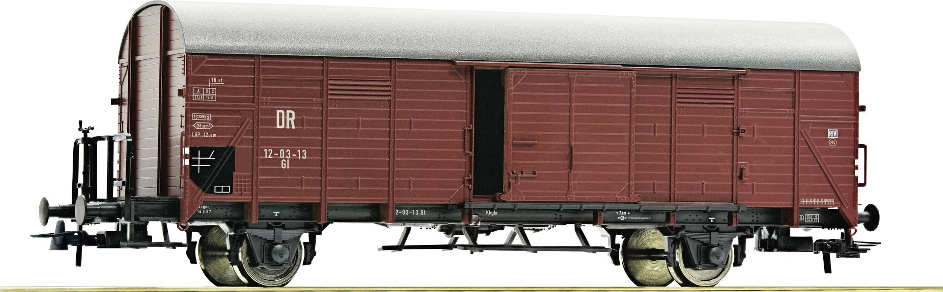 Roco 76308 H0 Gedeckter Güterwagen der DR