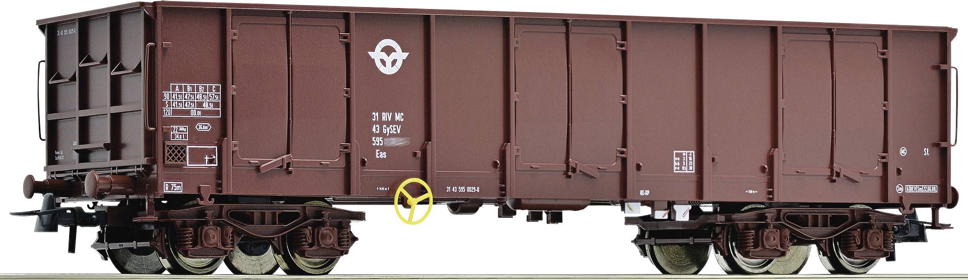 Roco 76808 H0 Offener Güterwagen der Gysev