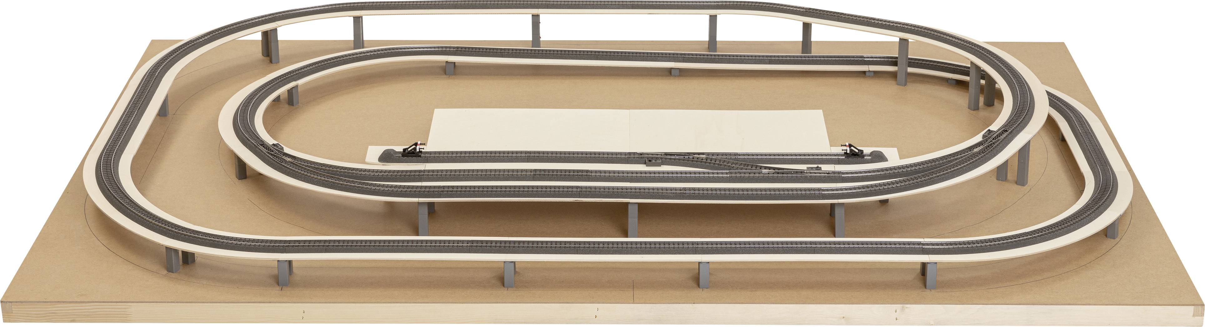 NOCH 0053600 H0 Easy-Track Trassenbausatz (L x B x H) 1820 x 1135 x 110mm